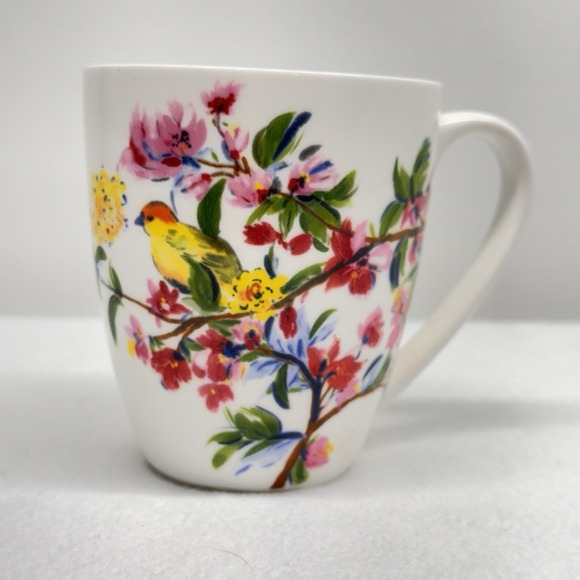 Mikasa Other - Mikasa Butterfly Garden Mug Bone China White Floral Songbird Cottagecore